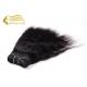 16 Virgin Human Hair Extensions Weft for Sale, 40 CM Brazilian Natural Black Virgin Human Hair Weft Extensions For Sale