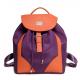 2016 new nylon with PU leather travel bag hit the color shoulder bag Mummy College fashion women's backpack