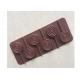 Different Colors Silicone Chocolate Molds , Silicone Lollipop Molds For Home