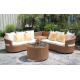 4 piece -weather resistant PE wicker rattan Star hotel living room sofa set hotel furniture-16240