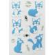 Pet Die Cut 3D Animal Stickers , Handbag Little Cat Puffy Stickers Offset Printing