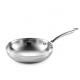 304 Stainless Steel Stovetop Frying Pan Nonstick Sustainable