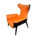 Modern Design Dining Room Furniture high back Leather Arm Chair Luxury Accent Chair