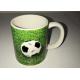 3D Relief Logo Decal Football Ceramic Novelty Mug LFGB