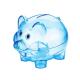 Personalized Transparent Plastic Piggy Bank For Coins Cash Gifts