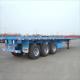 40ft Shipping Container 3 Axles 60 Tons Heavy-duty Transport Flatbed Semi Trailer