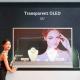 Beauty Shops Transparent OLED Touch Screen / 55 Android Advertising Displays
