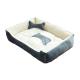 Orthopedic Dog Beds for Supported Sleep PP Cotton Ped Bed Waterproof and Easy Clean