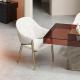 0.2m3 Gold Frame SS Dining Chairs For Sitting Room