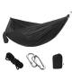 Outdoor Essential Black Color 210T Nylon Ripstop Portable Camping Hammock 270*140CM