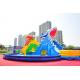 Large pool inflatables water pool inflatable swimming with inflatable slide commercial water slide for kids and adults