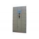 Electronic Coins Banknotes Luggage Lockers , 14 Doors Metal School Lockers for Park / Gym / Library
