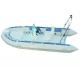 1.2mm South Korea PVC FRP Rescue Inflatable RIB Boats For Fishing Swimming 3 Chamber