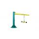 100 Centimeter Portable Floor Mounted Jib Crane , Glass Hoist Lifting Equipment