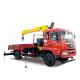 6 TON Color Customizable Straight Arm Truck Mounted Crane with Hydraulic Boom Design