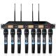 4 8 Channels UHF Wireless Handheld Microphone Skin Headset Back Clip Lapel Desktop Home Meeting