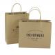 Cardboard Packaging Brown Craft Shopping Paper Bag With Handles