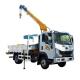 crane truck mounted 4ton Telescoping Boom Crane