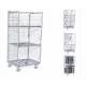 No Top Shelf Laundry Wire Utility Cart Three Mesh Layers With Hanger