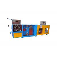 Automatic Double Spooler Wire Drawing Machine , 11KW+4KW Copper Wire Making Machine