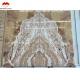 Modern Design Polished Marble Bookmatch Tile Custom Backlit Red Dragon Jade Onyx Wall