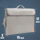 OEM Fiberglass Fire Resistant Bag Lightweight With Zipper Closure