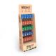 Cellphone Accessories Wooden Peg Display Stand With Hooks