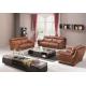 living room modern cow leather sofa set furniture