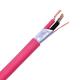 Copper Conductor 2 Cores Fire Alarm Cable Shielded Heat Resistant PH120 2hour Fire Rated