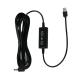 USB to Right-Angle DC 5V to 12V Step-Up Power Cable - Voltage Booster Adapter for Router, LED Strip, Camera, Fan