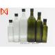 OEM ODM Olive Oil Glass Bottles High Transparancy Pure Color Clear Outline
