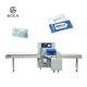 Baby Wipes Wet Tissue Paper Packing Machine Customized Interface Language PLC Control