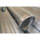 Q195 Low Carbon Galvanised 168mm Water Wire Screen With Bevel Welded Rings