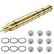 540nm Brass Bore Sight 9mm Green Laser Boresighter With 9 Batteries