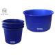 Nestable Cylindrical Large Plastic Water Aquaculture Tubs For Water Storage 500L Polyethylene