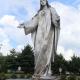 34 Feet Freestanding Outdoor Metal Sculpture Mary Religious Statue Hand Crafted