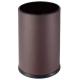 Single Layer Open Top Hotel Waste Bins With Premium PU Leather Cover