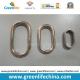 Oval Metal Fastener Ring ID Badge Accessories China Factory Direct Offer