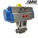 FABIA Pneumatic High Pressure Two Way Internal Tooth Ball Valve