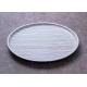 OEM ODM White And Black Line Round Ceramic Dinner Plate