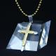 Fashion Top Trendy Stainless Steel Cross Necklace Pendant LPC287