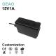 OEM / ODM 15V 1A Desktop Power Adapter Supply With 3S Turn On Delay
