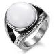 Tagor Jewelry Super Fashion 316L Stainless Steel Ring TYGR083