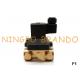 1'' 16 Bar 2/2 Way Normally Closed Brass Solenoid Valve 12V 24V 110V 220V