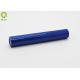 Glossy Electroplating Blue Plastic Empty Mascara Container Capacity 7ml