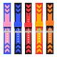 Unique 22mm Double Color Silicone Watch Strap With Quick Release Spring Bar