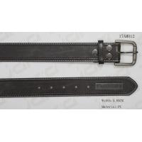 Metal Plate / Snap Button Mens Casual Belts Classic PU Material Founded
