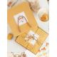 Yellow Art Paper paperboard gift boxes with Drawer shape for food sweet candy package