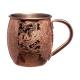 Large 18oz Moscow Mule Mugs Authentic Hammered Style With Classic Handle