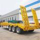 Tri Axle 40ft 60 Ton Low Bed Semi Trailer for Sale Manufacturers